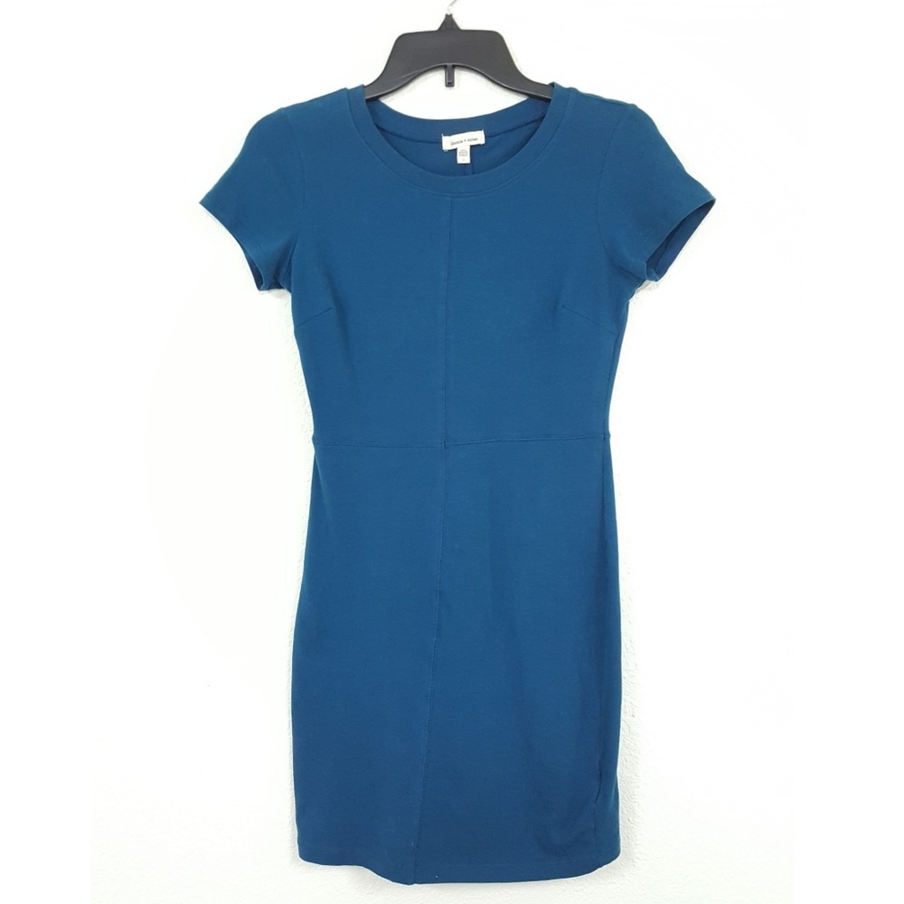 Anthropologie Sz S Silence Noise Teal Dress